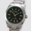 Rolex Milgauss Ref 116400GV Steel Black Dial Green Crystal